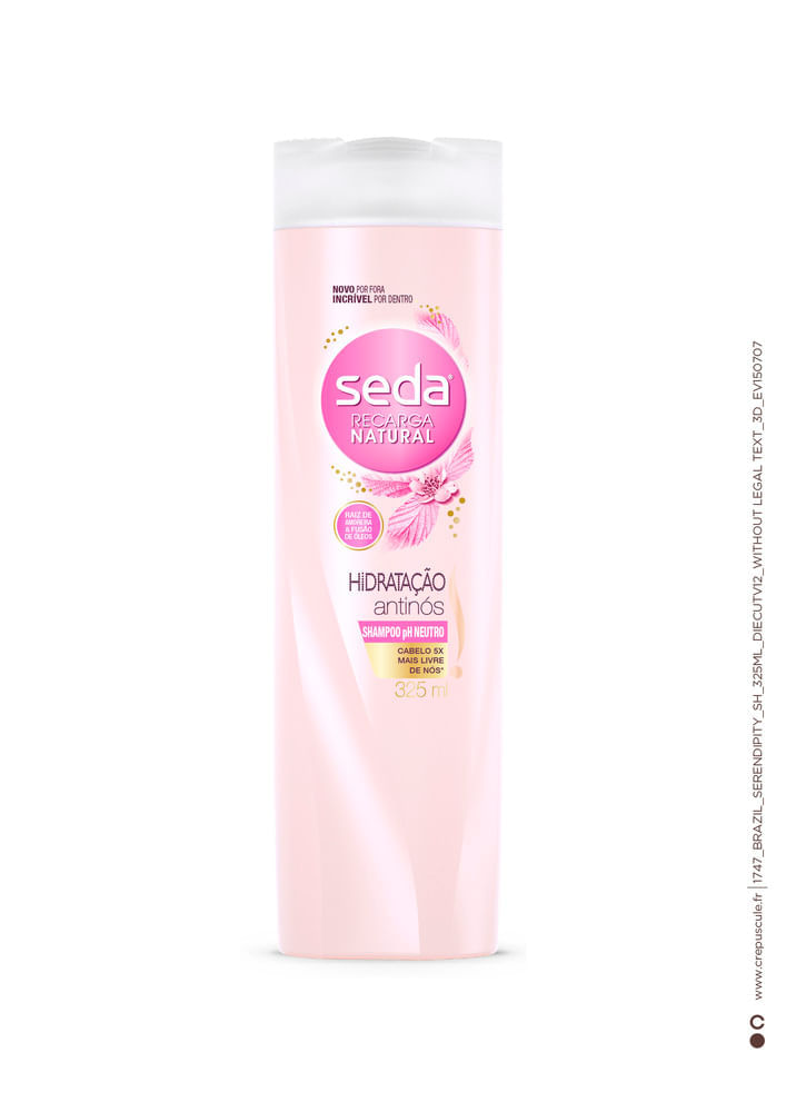 Shampoo Seda Hidratação Anti Nós 325ml
