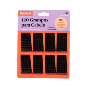 Grampo ProArt N5 Preto 120 Unidades