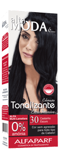 Tonalizante Alta Moda 30 Castanho Escuro 120g (18044)