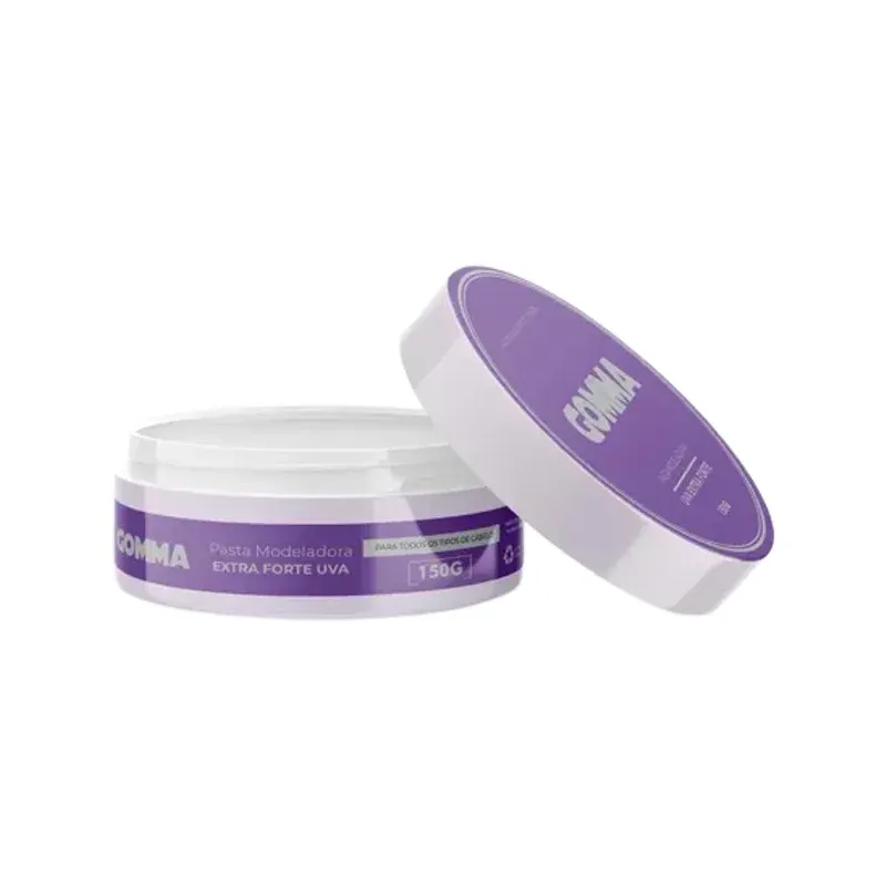 Pasta Modeladora Gomma Uva 150g para Cabelos