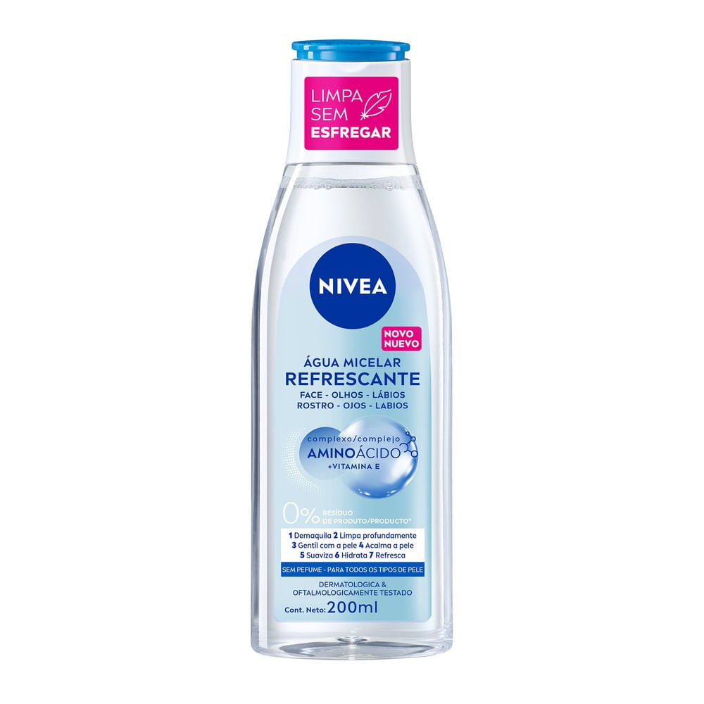 Água Micelar Solução de Limpeza 7 em 1 NIVEA 200ml