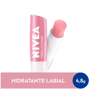 NIVEA Hidratante Labial Pérola Shine Hidratação Profunda