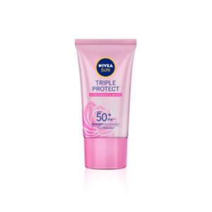 NIVEA SUN Protetor Solar Facial Tripla Proteção Loção Pele Radiante FPS50 40ml