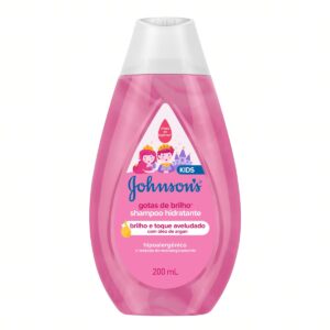 Shampoo Infantil Johnson’s Baby Gotas de Brilho Hipoalergênico 200ml