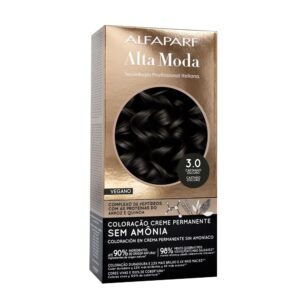 Coloração Creme Permanente sem Amônia Altamoda 3.0 Castanho Esc.
