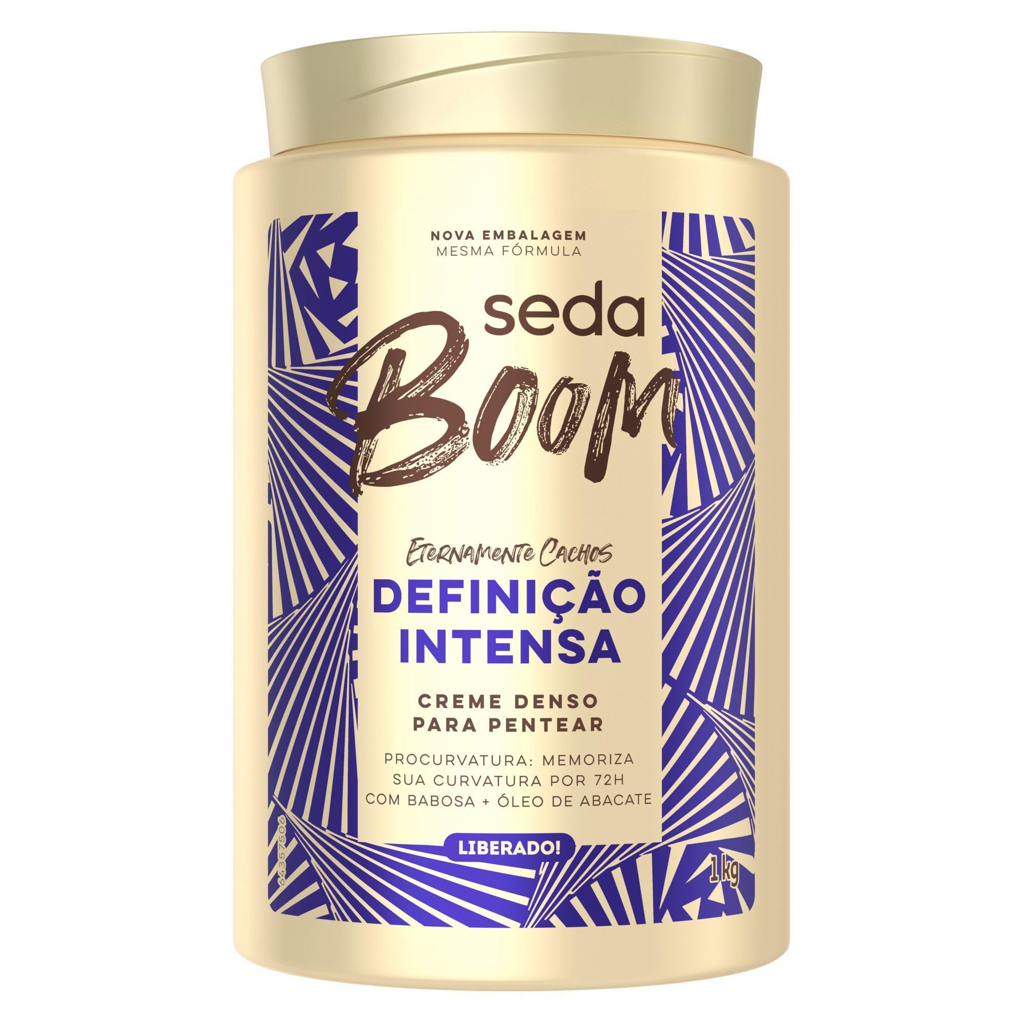 Creme para Pentear Seda Boom Definição Intensa Cachos 1kg
