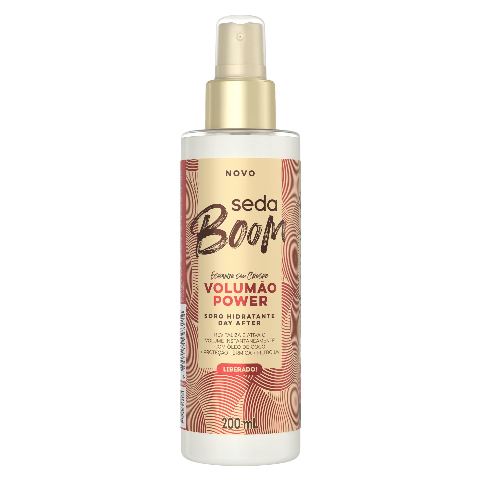 Soro Hidratante Seda Boom Volumão Power Proteção Térmica e Filtro UV 200ml