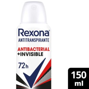 Desodorante Antitranspirante Rexona Feminino Antibacterial + Invisible 150ml