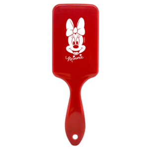 Escova Marco Boni Raquete Vermelha Almofadada Disney Minnie