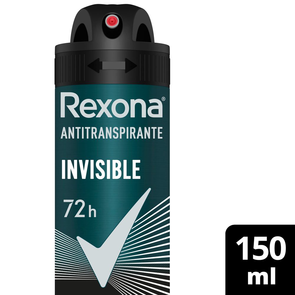 Desodorante Antitranspirante Rexona Men Invisible 150ml