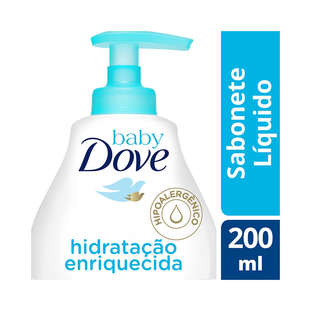 Sabonete Líquido Dove Baby Hidratação Enriquecido 200ml