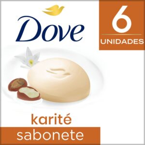 Kit Sabonete Em Barra Dove Karité 6 Unidades
