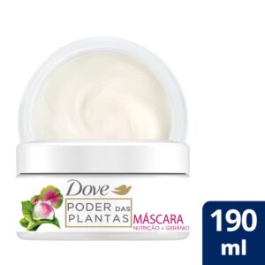 Máscara de Tratamento Dove Poder das Plantas Nutrição + Gerânio 190ml