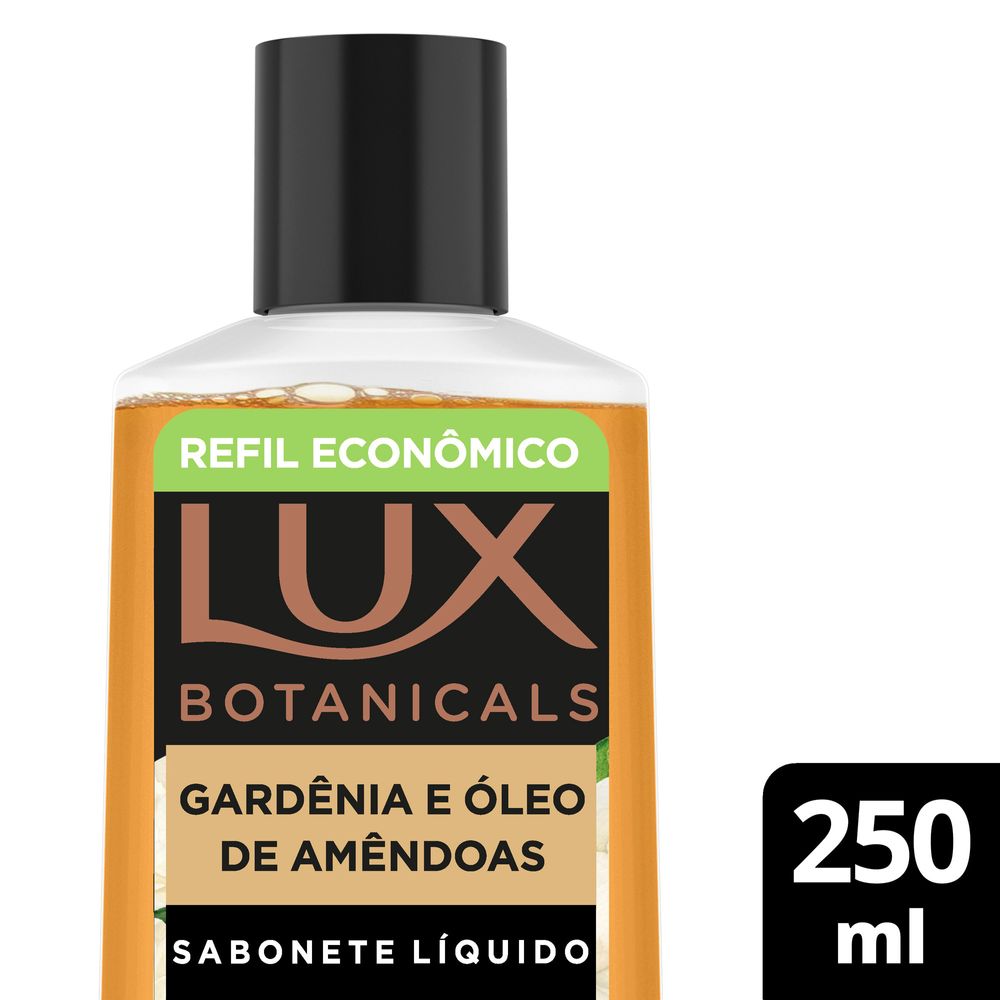 Sabonete Liquido Corporal Lux Botanicals Gardênia e Óleo de Amêndoas 250ml