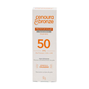 Protetor Solar Facial Cenoura & Bronze FPS 50 50g