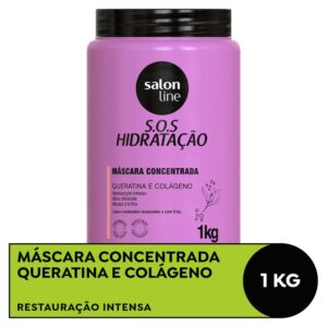 Máscara Capilar Salon Line S.O.S Hidratação Queratina e Colágeno 1000g