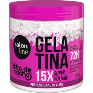 Gelatina #todecacho Super Volume Salon Line 550g