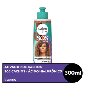 Ativador de Cachos Salon Line SOS Cachos Ácido Hialurônico 300ml