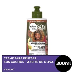 Creme para Pentear SOS Cachos Azeite de Oliva Salon Line 300ml