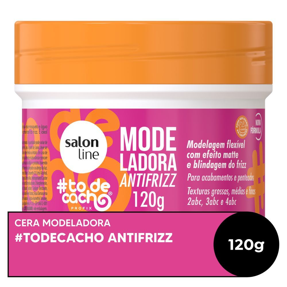 Cera Modeladora #todecacho Antifrizz Salon Line 120g
