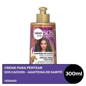 Creme para Pentear SOS Cachos Manteiga de Karité Salon Line 300ml