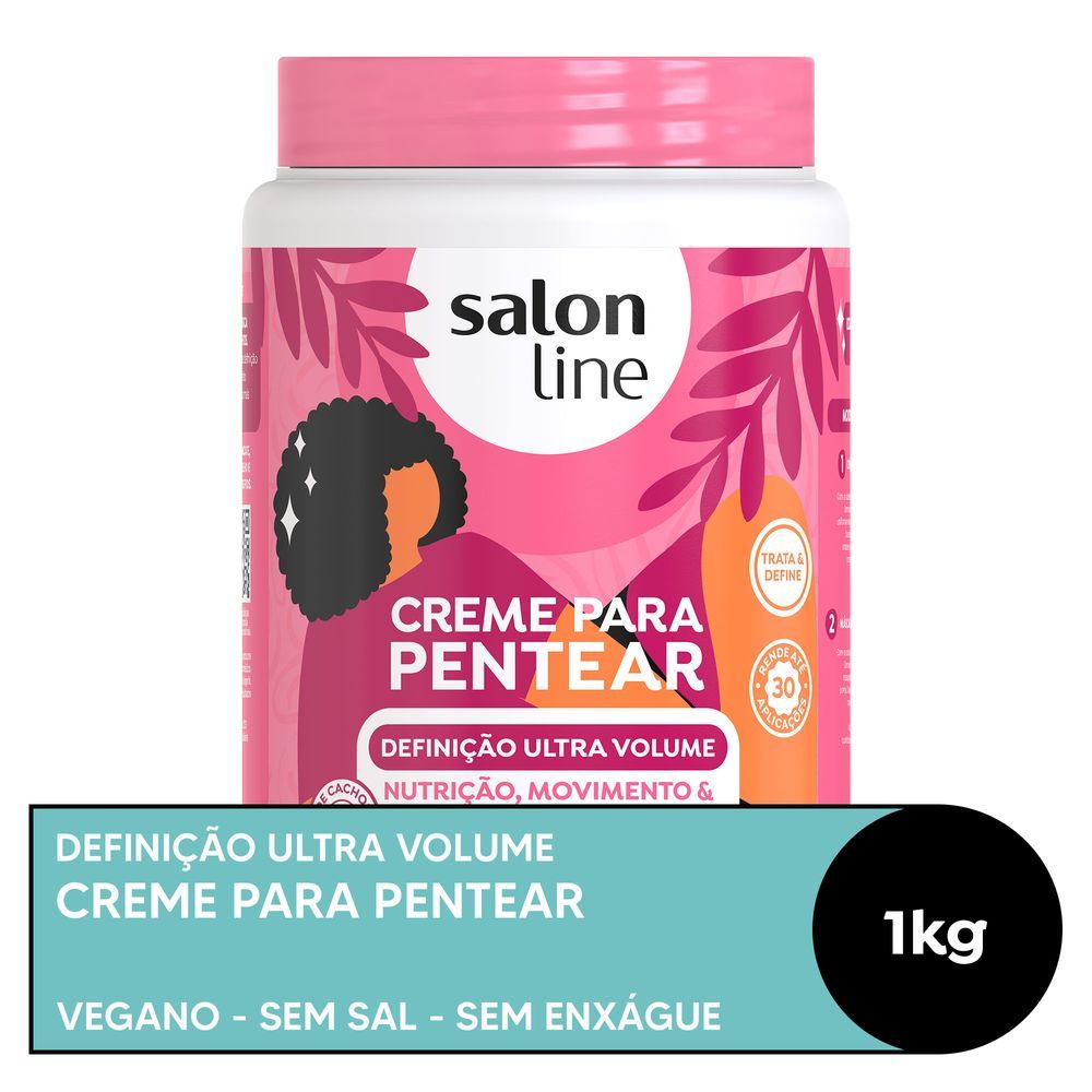 Creme para Pentear Salon Line Definição Ultra Volume 1kg