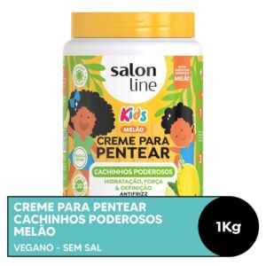 Creme para Pentear Cachinhos Poderosos Melão Salon Line 1kg