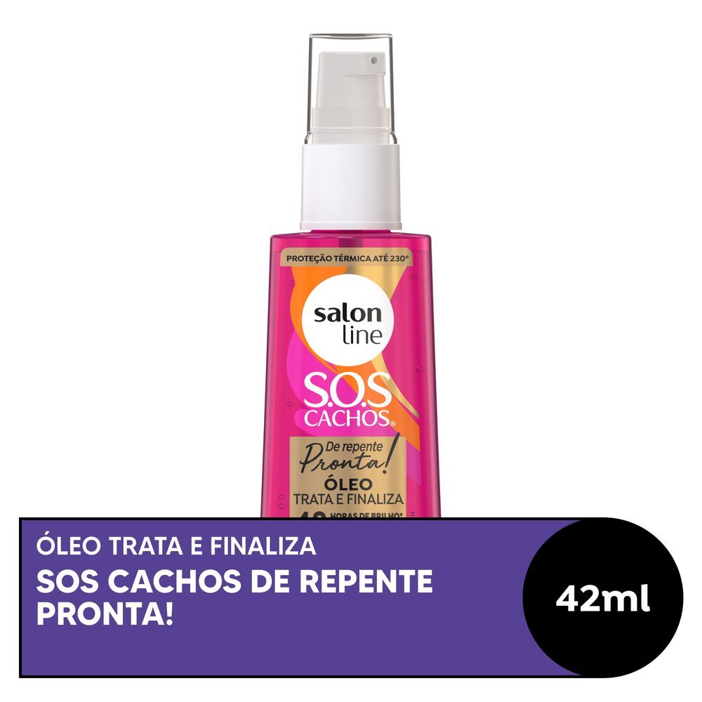 Óleo Reparador Salon Line SOS De Repente Pronta 42ml