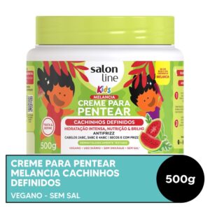 Creme para Pentear Cachinhos Definidos Kids Melancia Salon Line  500g