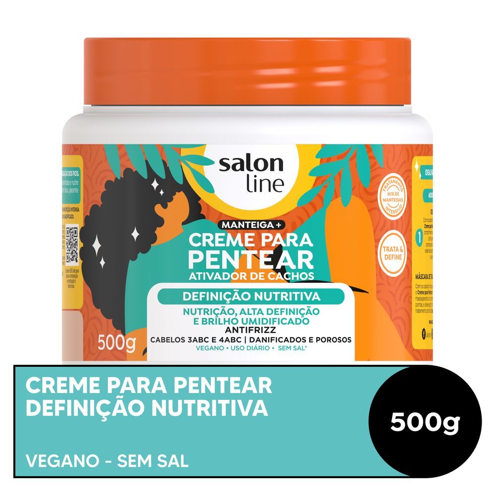Creme para Pentear Definição Nutritiva Salon Line 500g