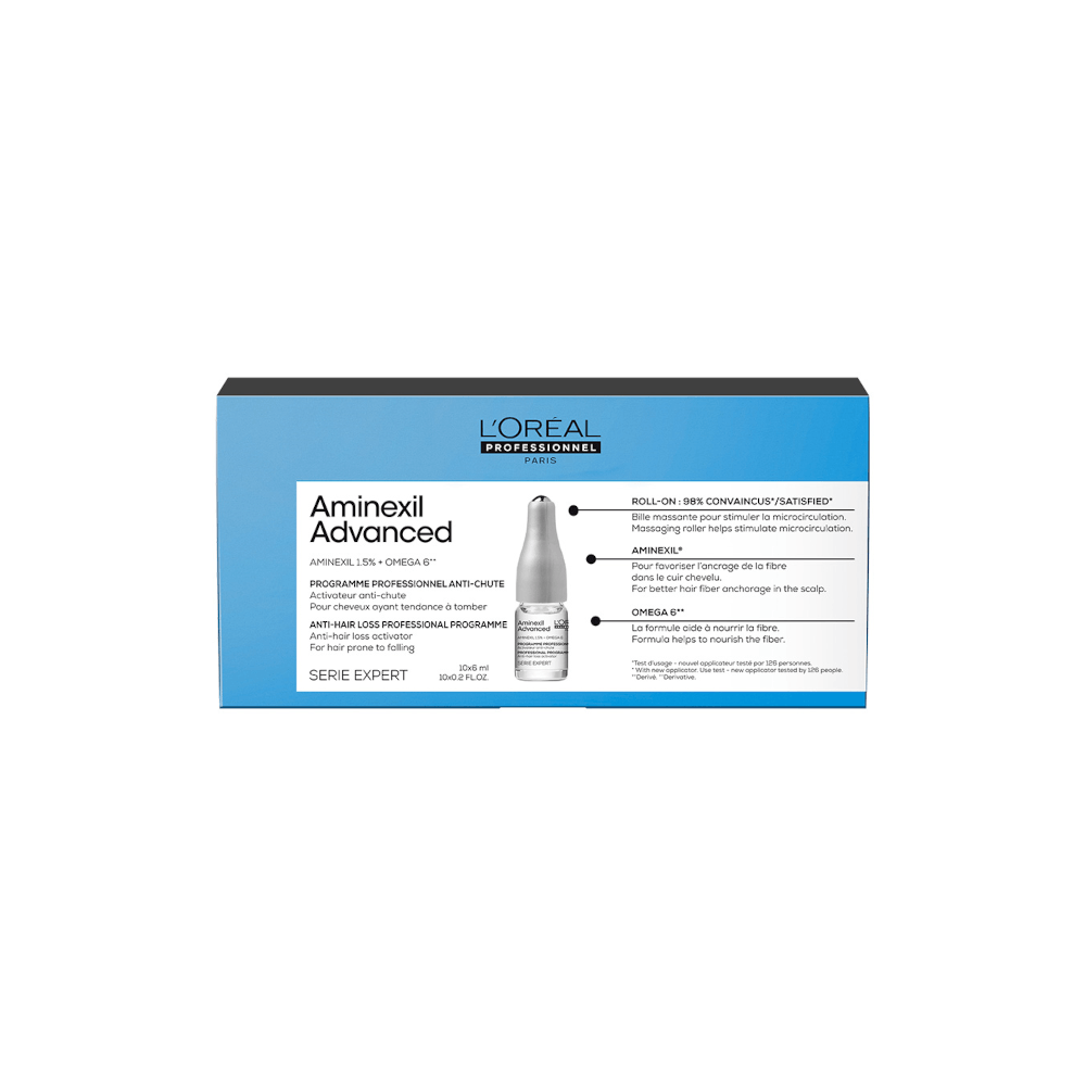 Ampola L'Oréal Professionnel Serie Expert Aminexil Antiqueda Anti-hair loss Activator 10x6 ml