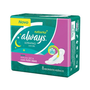 Absorvente Always Ultrafino Noturno Com Abas Com 8un