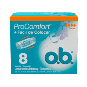 Absorvente Interno O.B Super 8 Unidades