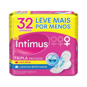 Absorvente Intimus Gel Com 32 Unidades Suave com Abas
