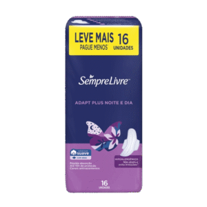 Absorvente Sempre Livre Dia e Noite Suave com Abas 16 Unidades
