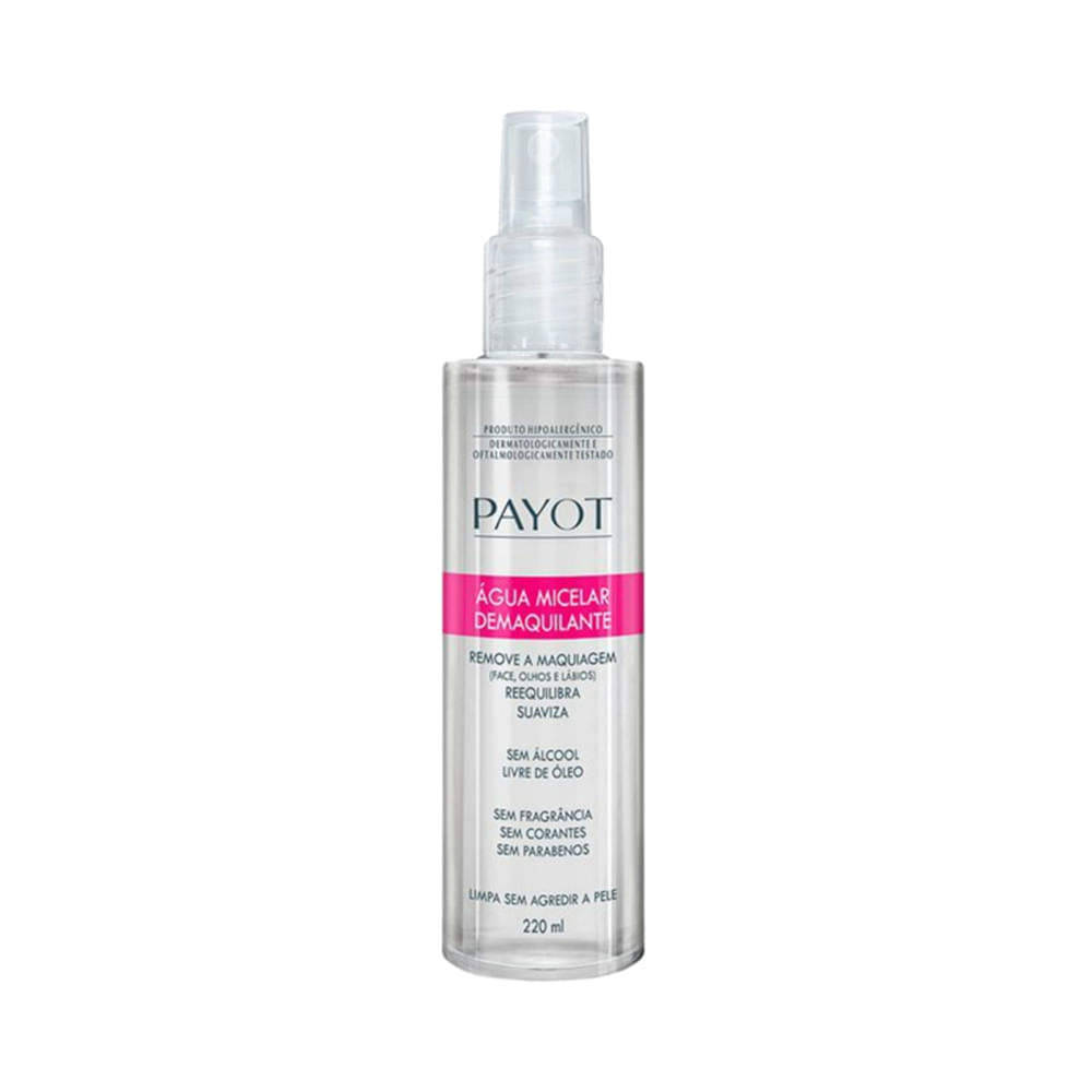 Água Micelar Demaquilante Payot 220ml