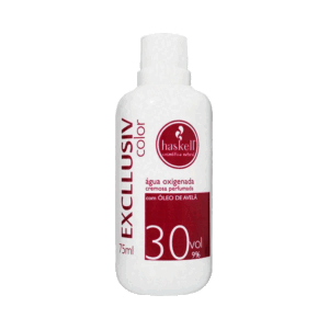 Água Oxigenada Excllusiv Color 30vol. Haskell 75ml