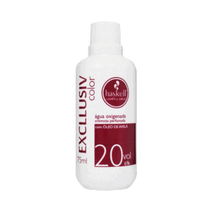 Água Oxigenada Excllusiv Cremosa 20vol. Haskell 75ml
