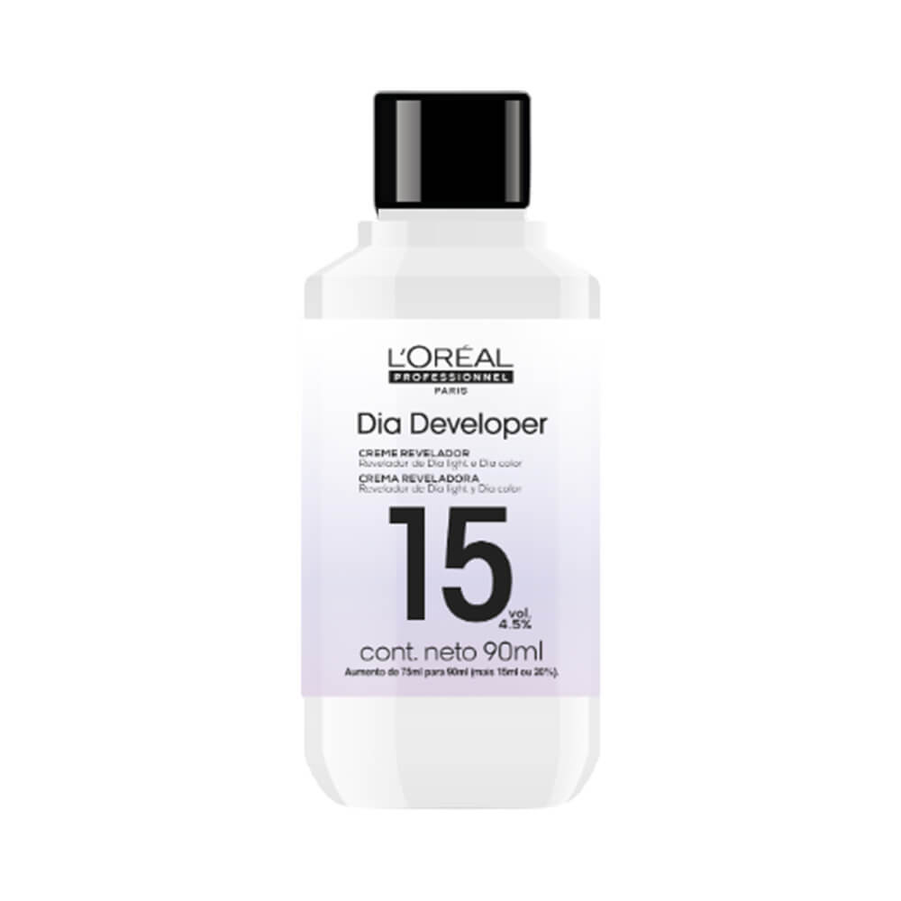 Água Oxigenada L'Oréal Professionnel Dia Developer 15 Volumes 90ml