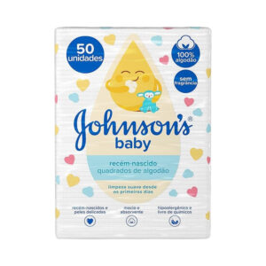 Algodão Johnson's Baby Recém Nascido 50 Unidades