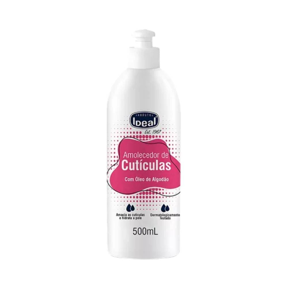 Amolecedor de Cutículas Ideal com Óleo de Algodão 500ml