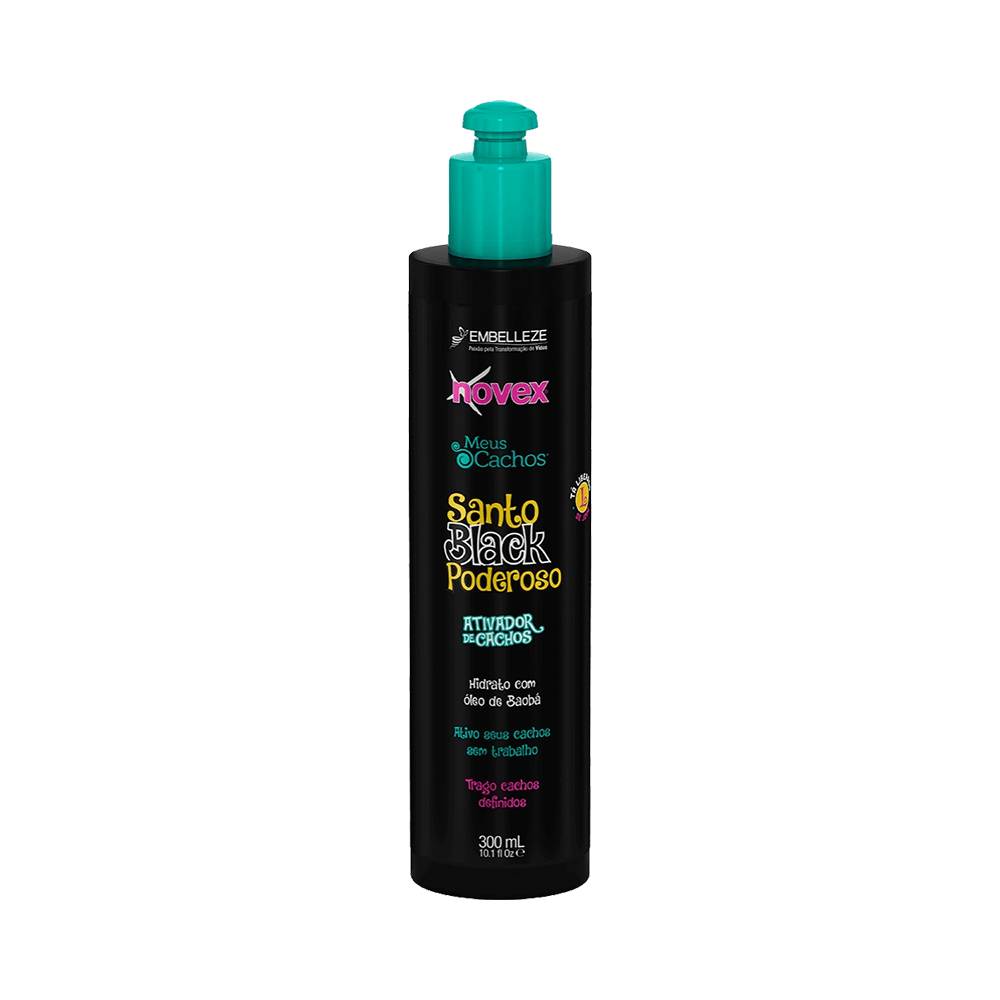 Ativador de Cachos Novex Santo Black Poderoso 300ml