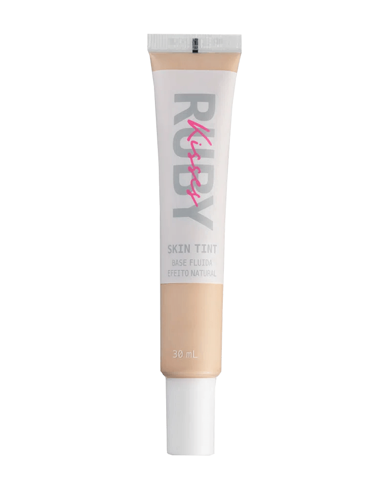 Base Ruby Kisses Fluida Skin Tint Efeito Natural 105 30ml