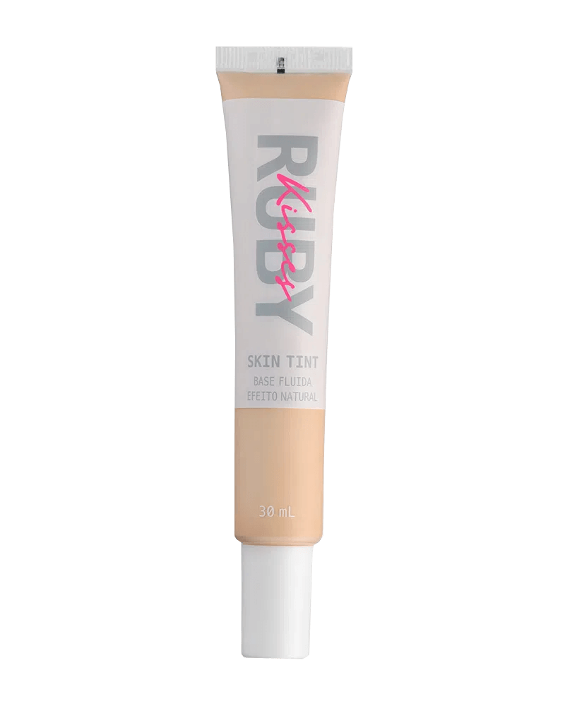 Base Ruby Kisses Fluida Skin Tint Efeito Natural 118 30ml