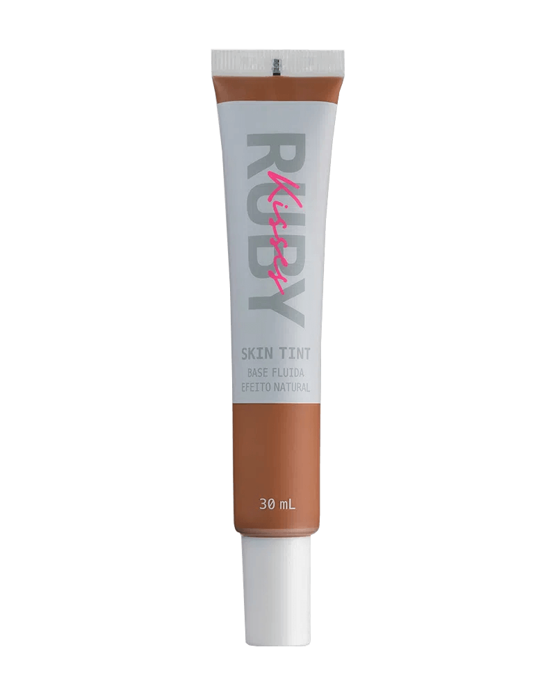 Base Ruby Kisses Fluida Skin Tint Efeito Natural 340 30ml