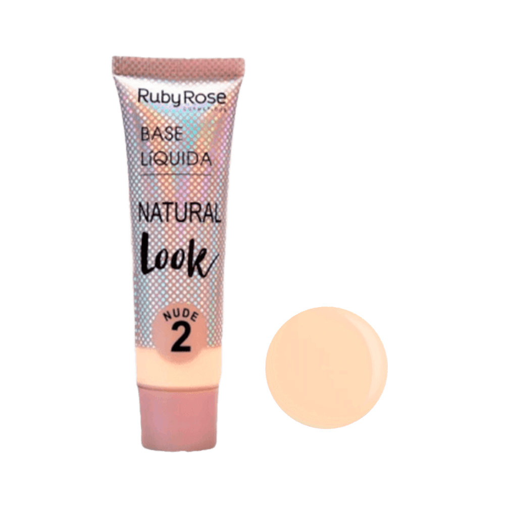 Base Líquida Ruby Rose Natural Look Nude 02 37g