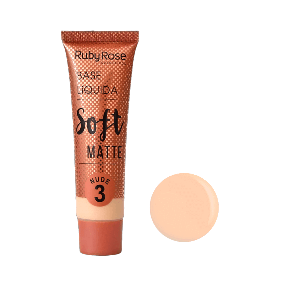 Base Líquida Ruby Rose Soft Matte Nude 3 29ml