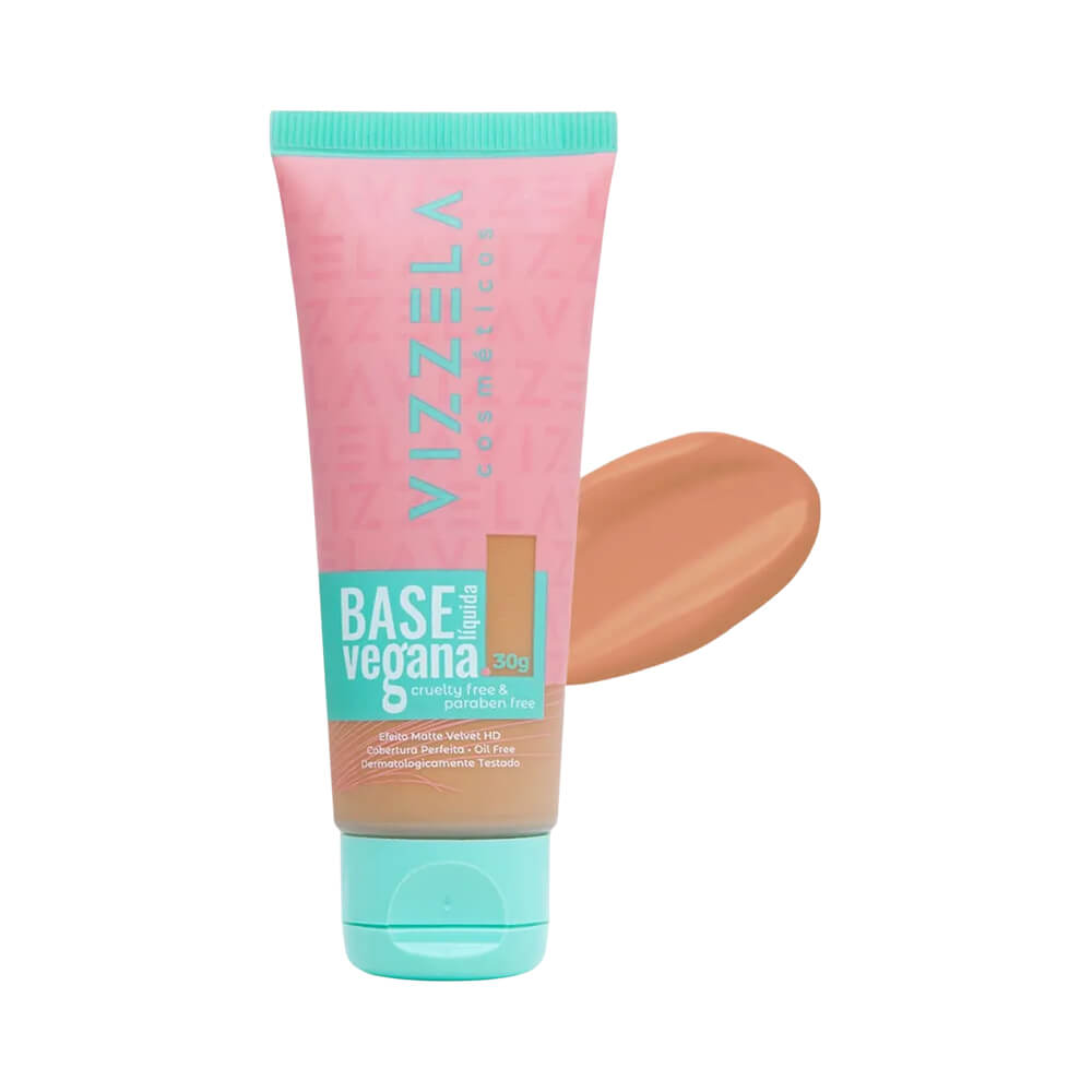 Base Líquida Vegana Vizzela Cor 13 Matte