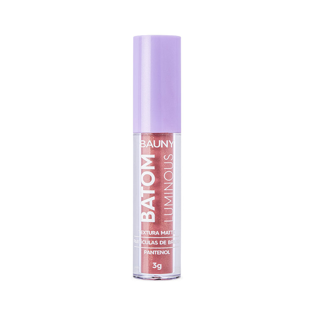 Batom Líquido Bauny Luminous Natural