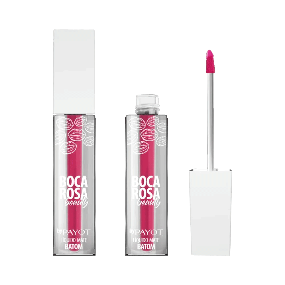 Batom Liquido Matte Payot Boca Rosa #BocaRosaShock